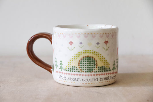 Cross Stitch White Mug Medium