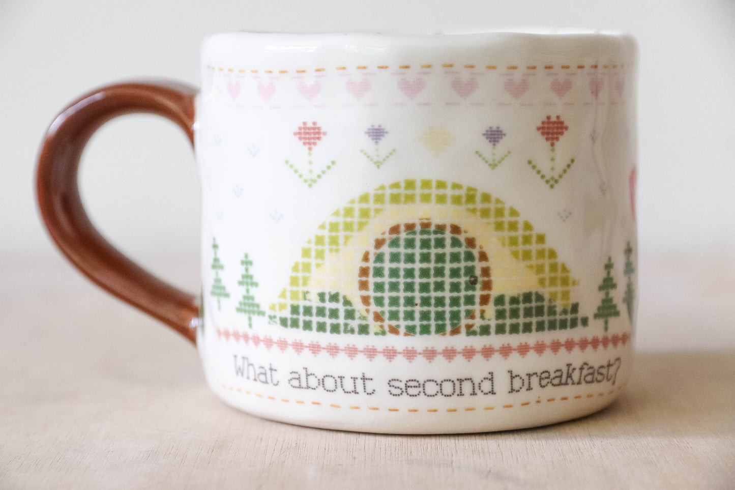 Cross Stitch White Mug Medium
