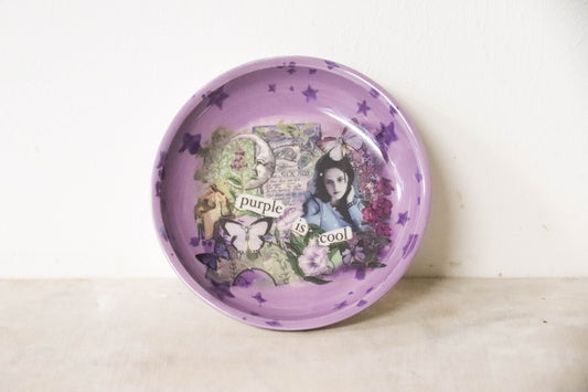 Purple is Cool Trinket Dish