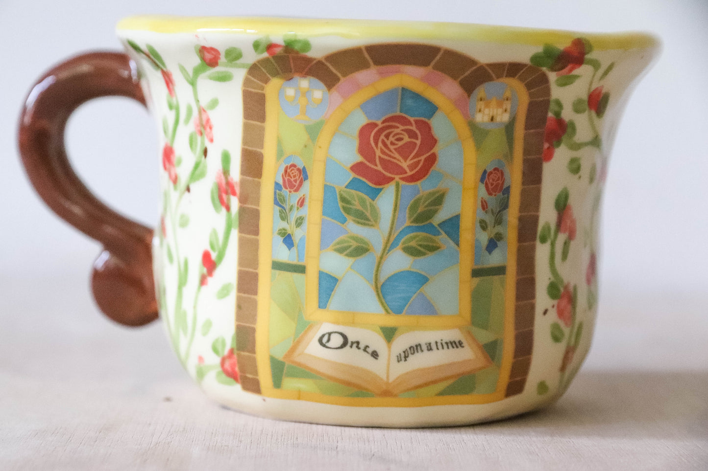 Floral Beauty and Beast Mug