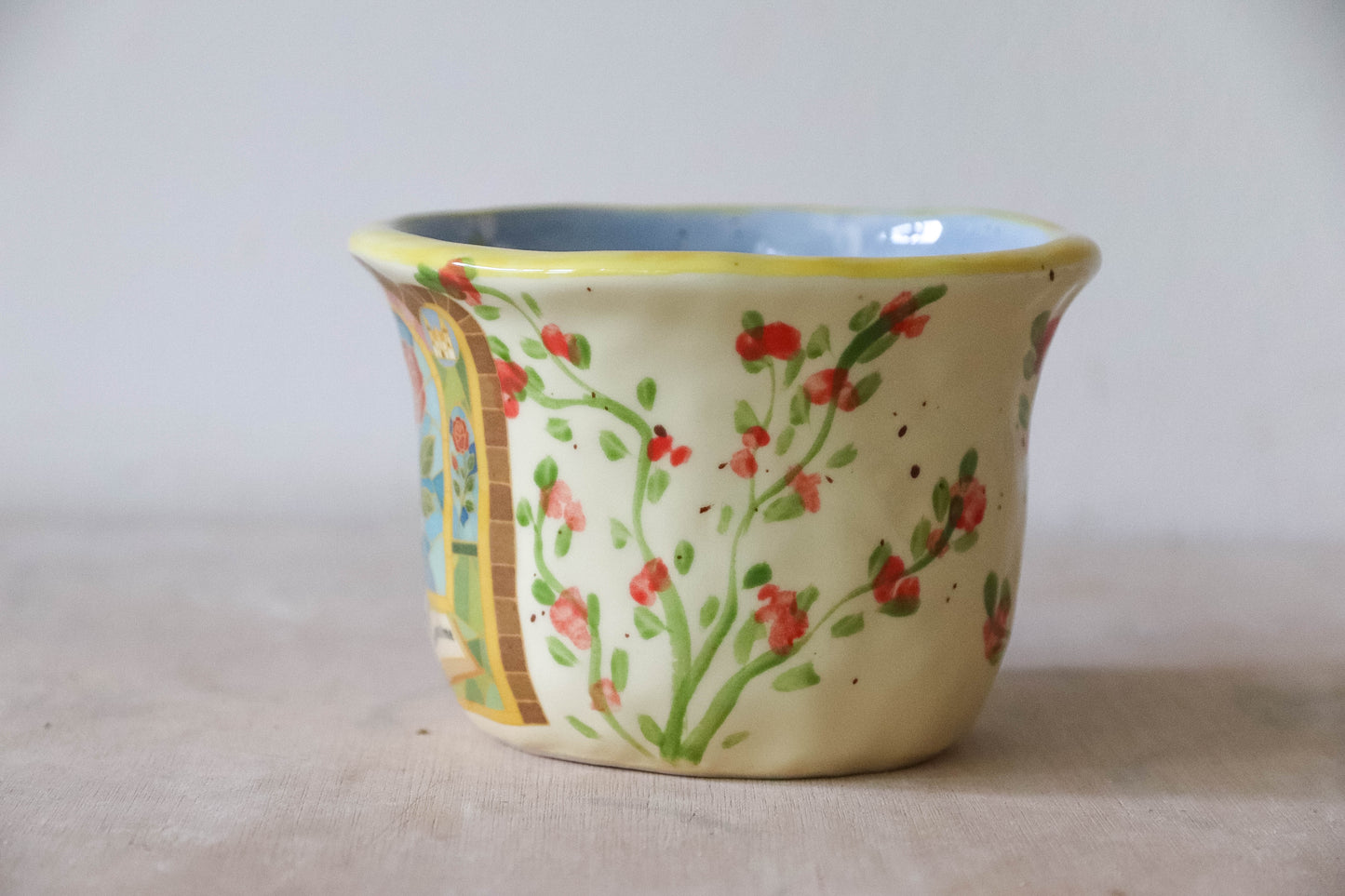 Floral Beauty and Beast Mug