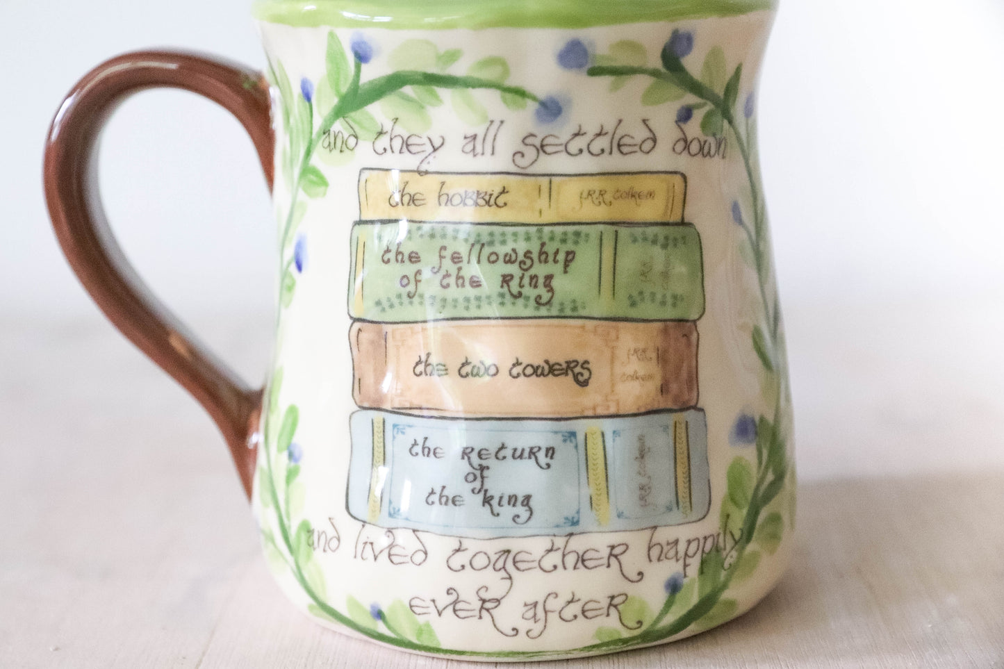 LOTR Books Ever After Tulip Mug