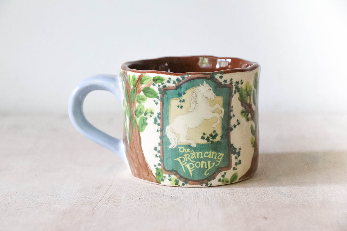 Brown Prancing Pony Mug Large