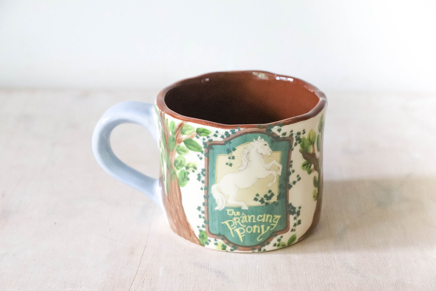 Brown Prancing Pony Mug Large