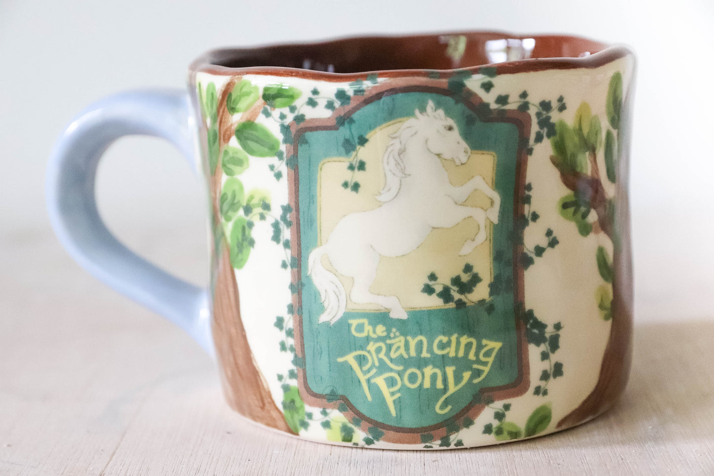 Brown Prancing Pony Mug Large