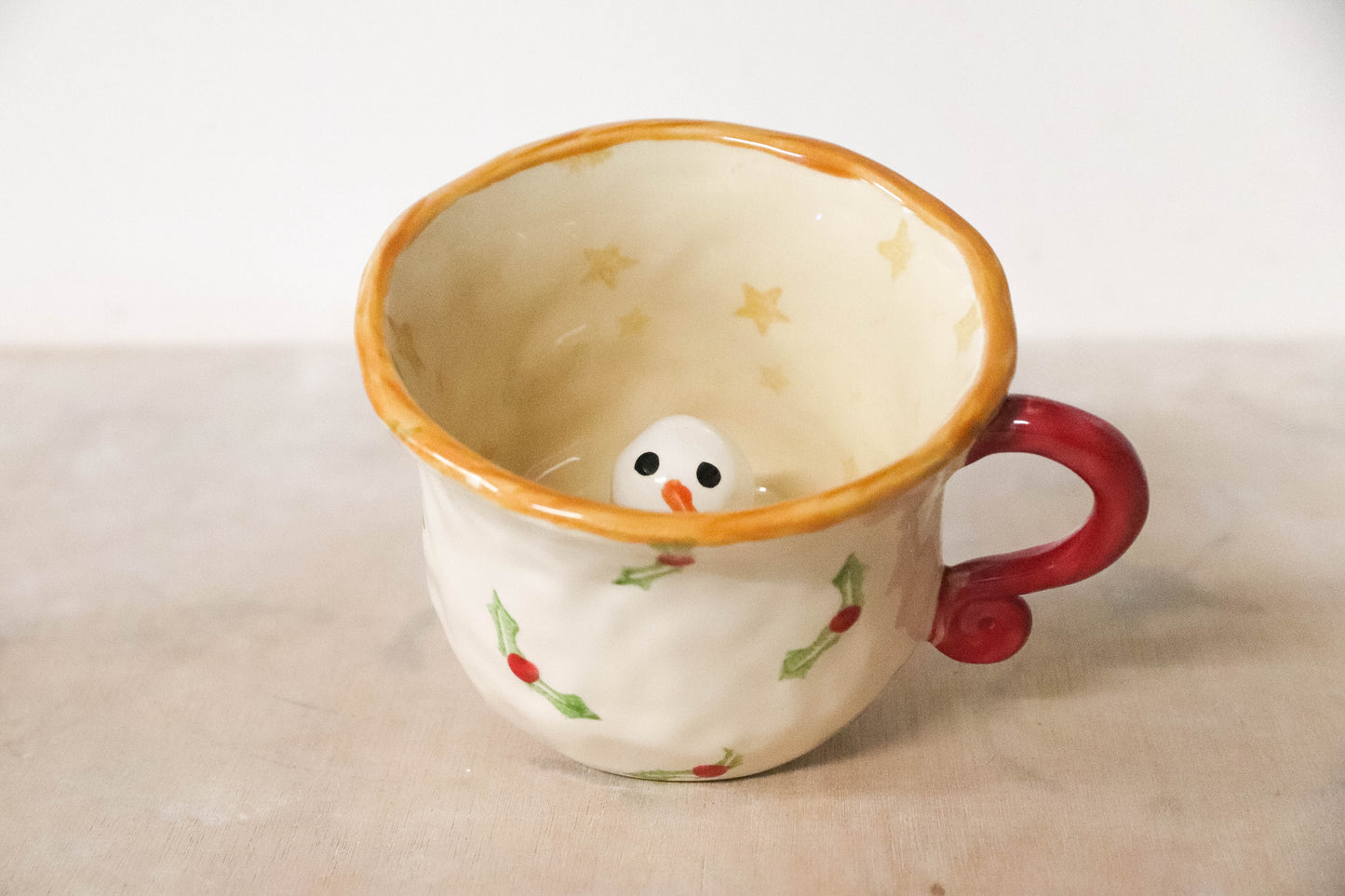 Peekaboo Snowman Home Alone Mug