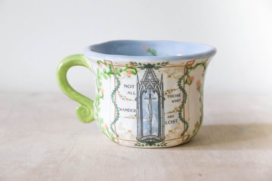 Aragorn Blue White Mug