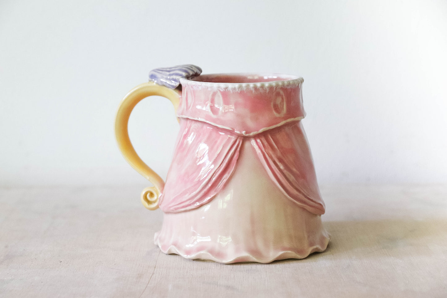 Ariel Pink Dress Stoneware Mug