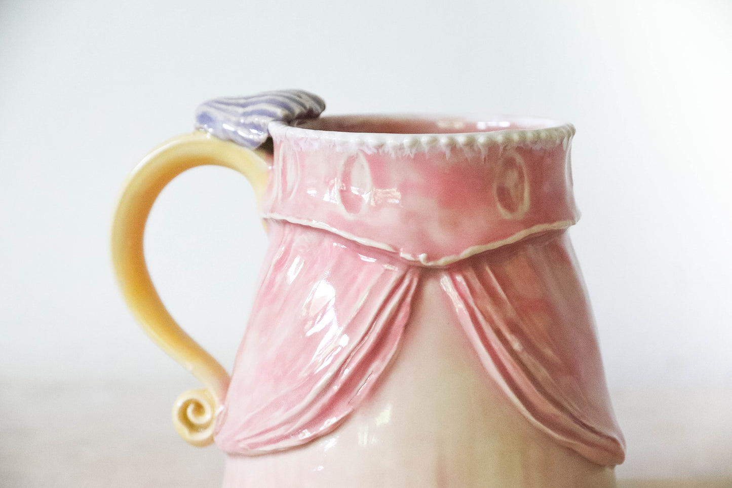 Ariel Pink Dress Stoneware Mug