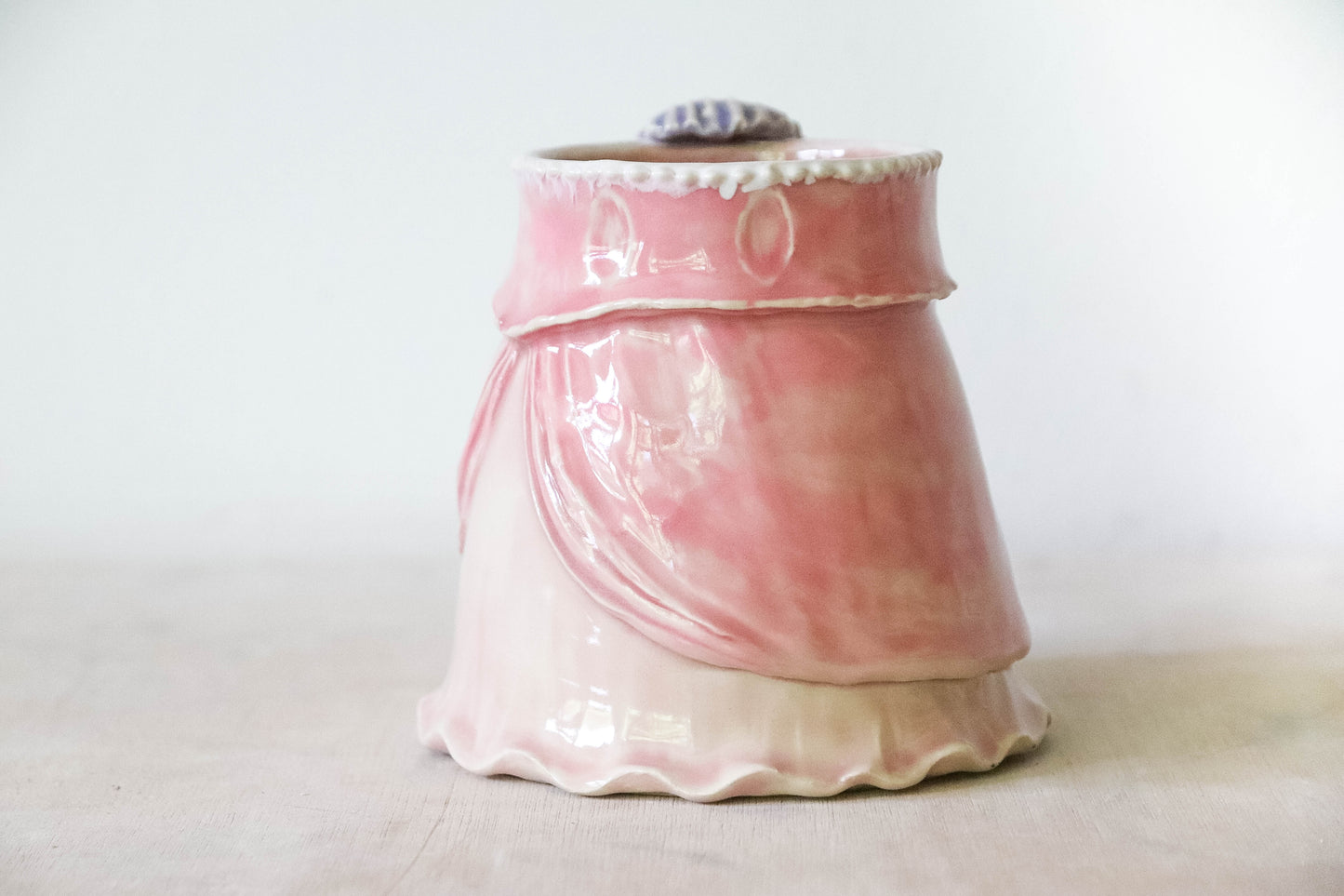 Ariel Pink Dress Stoneware Mug