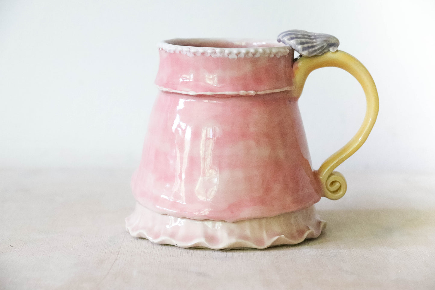 Ariel Pink Dress Stoneware Mug