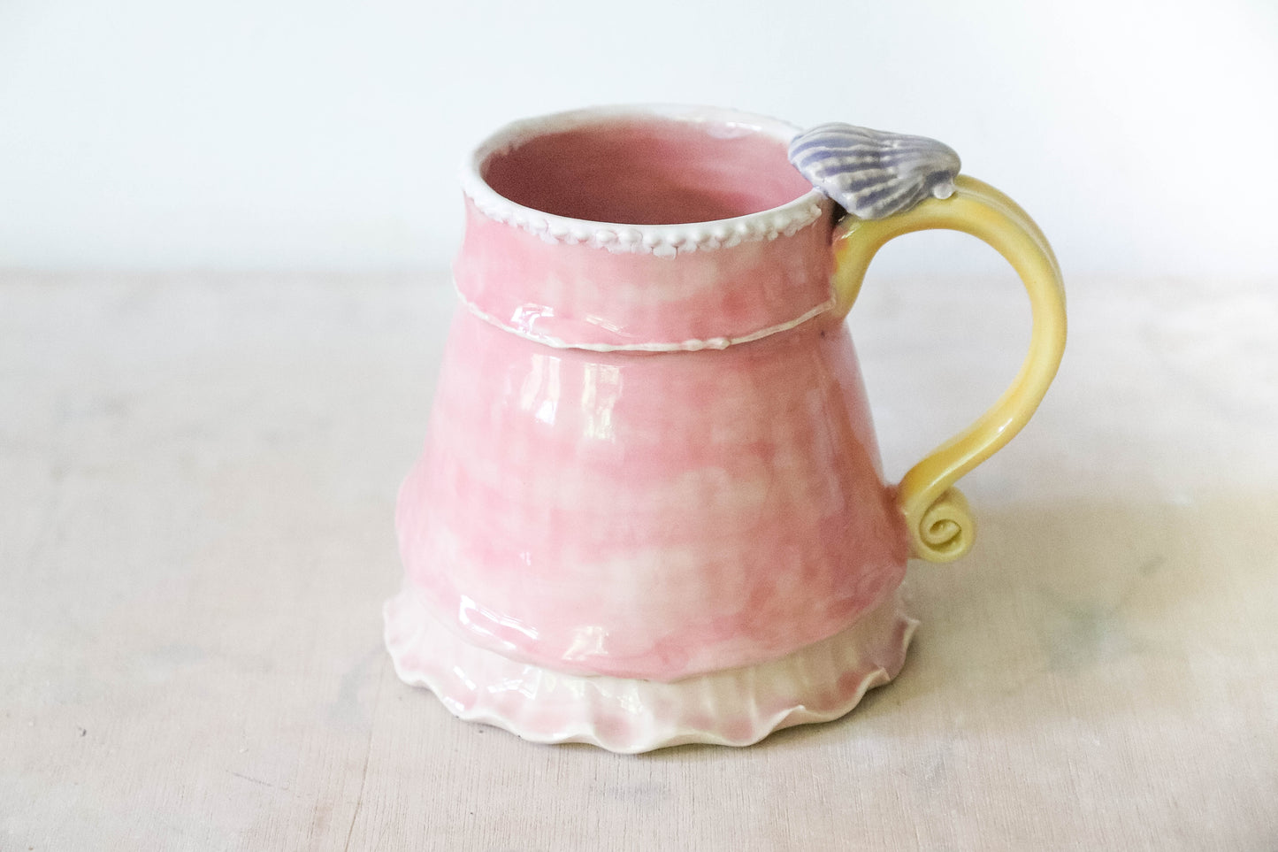 Ariel Pink Dress Stoneware Mug