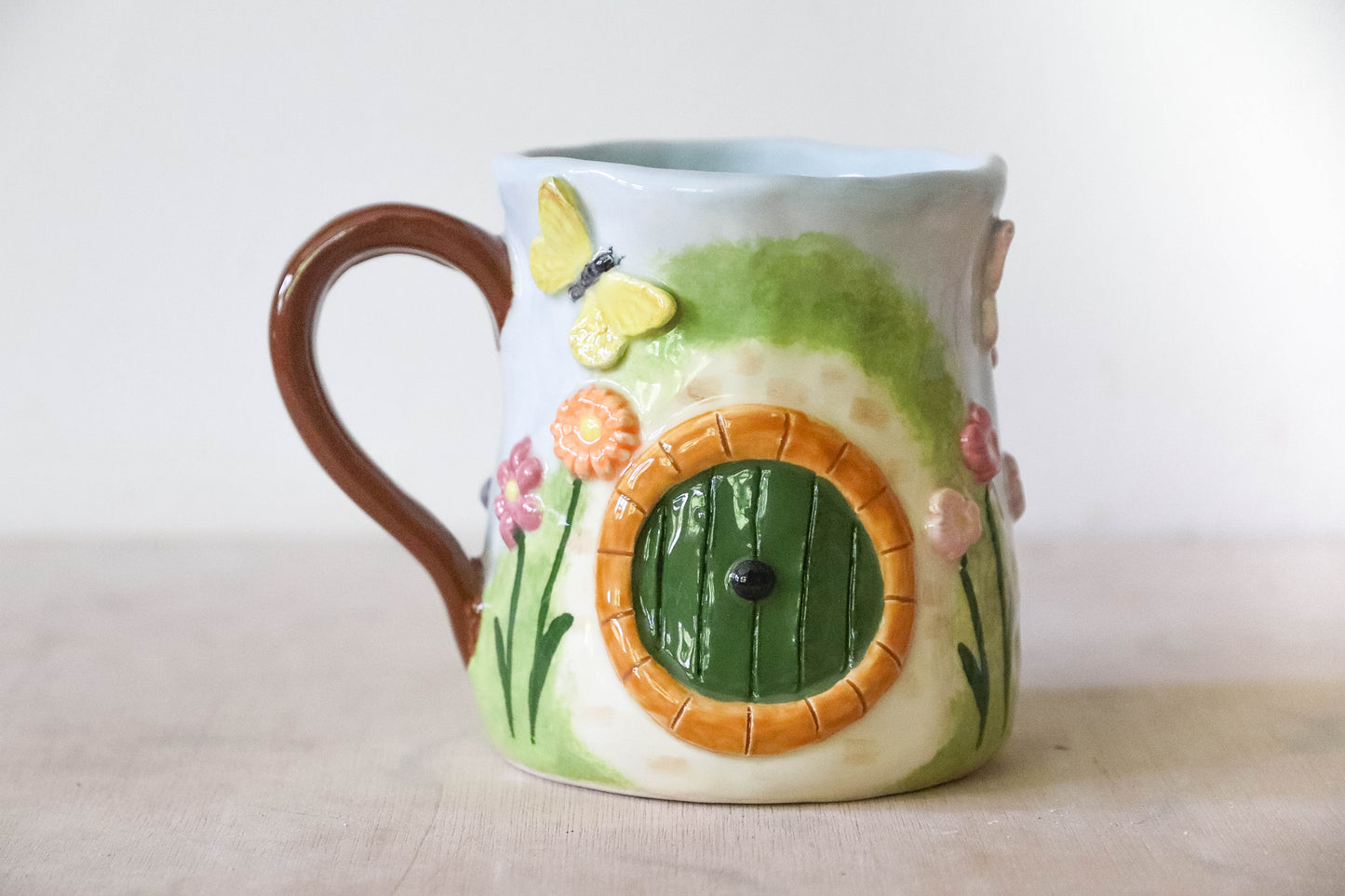 Summer Hobbit House Tulip Mug