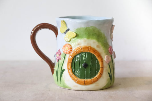 Summer Hobbit House Tulip Mug