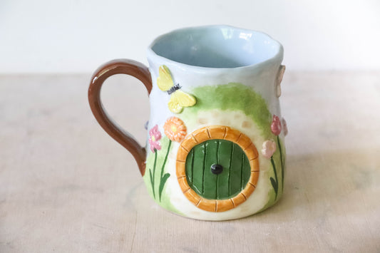 Summer Hobbit House Tulip Mug