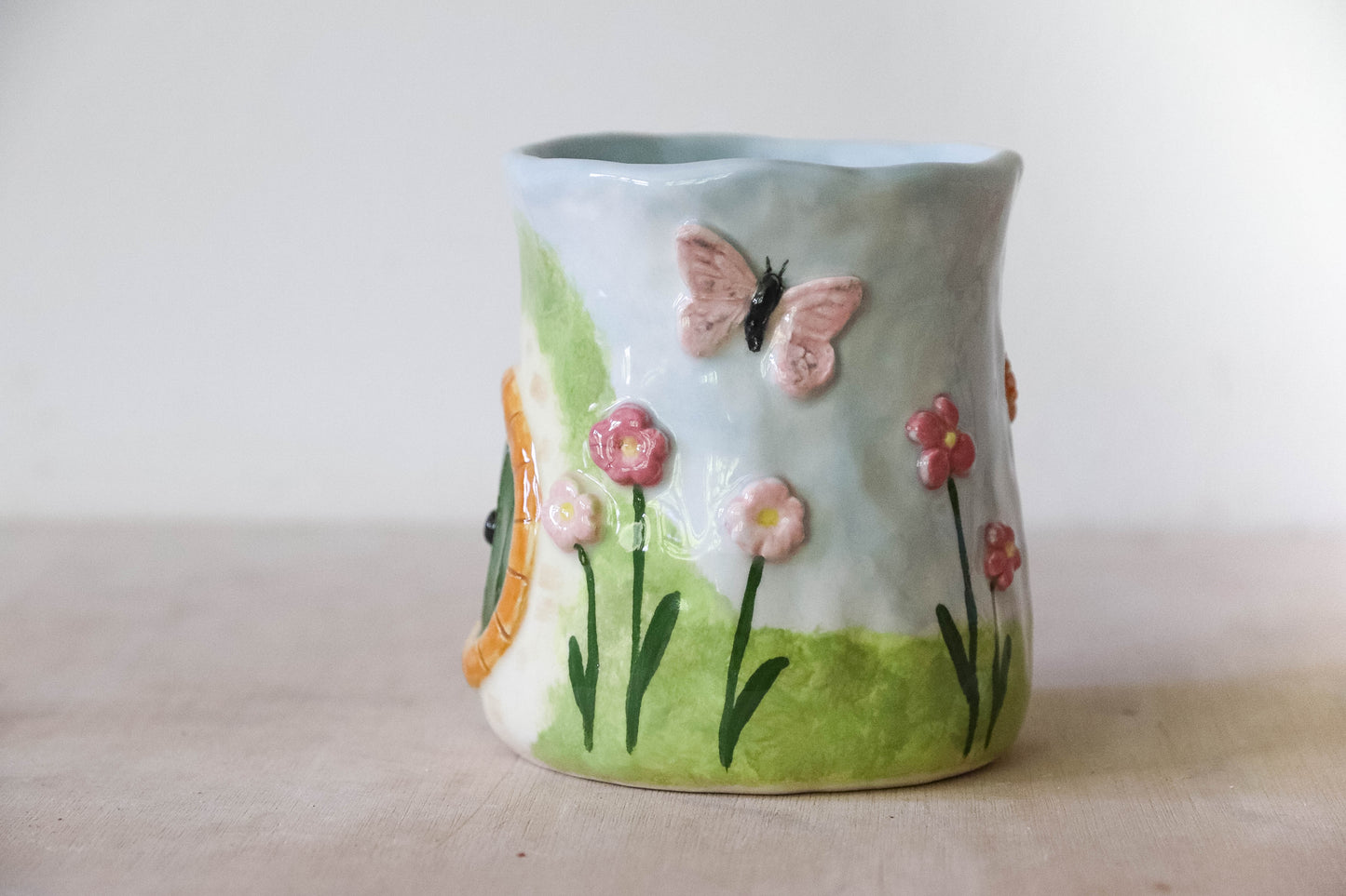Summer Hobbit House Tulip Mug