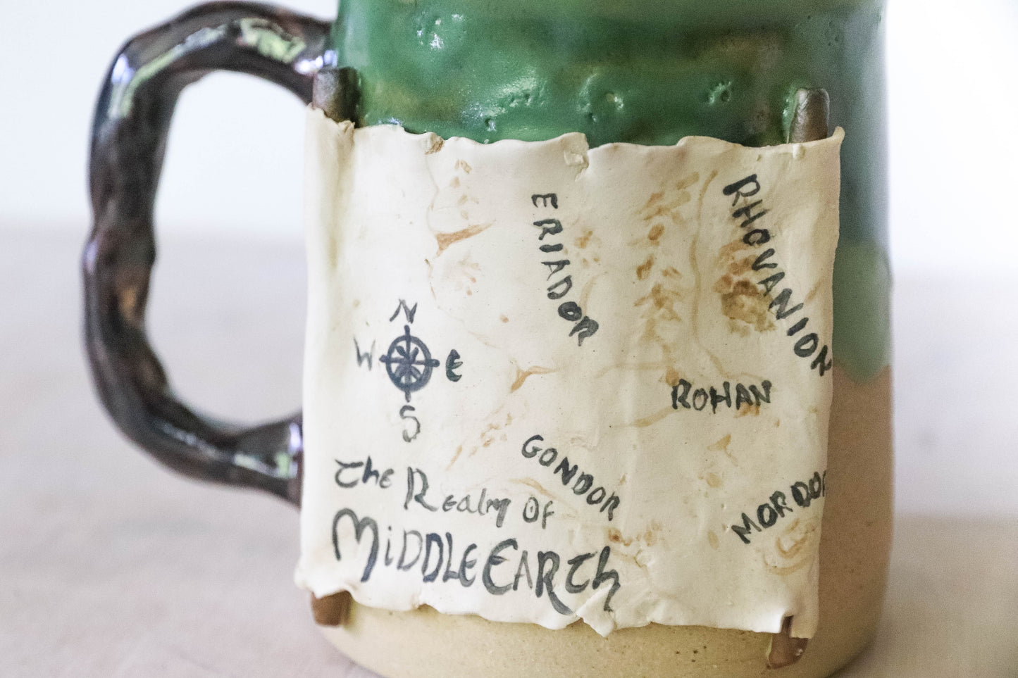 Thirds - Map of Middle Earth Stoneware Mug