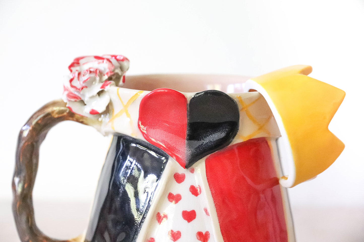 Queen of Hearts Stoneware Mug