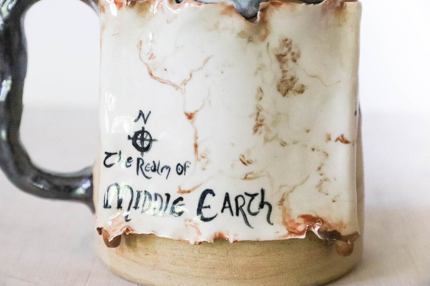 Middle Earth Map Stoneware Mug