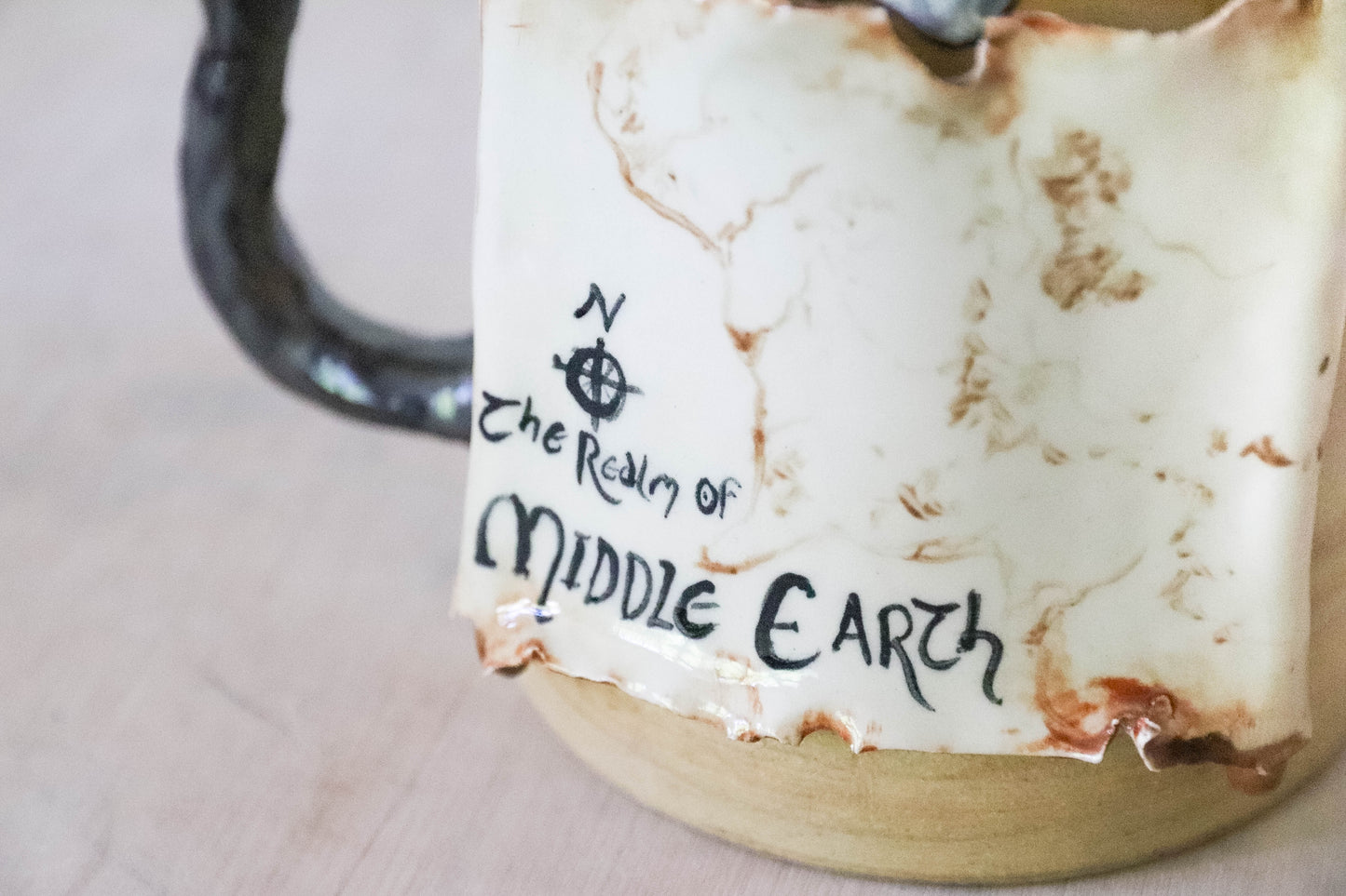 Middle Earth Map Stoneware Mug