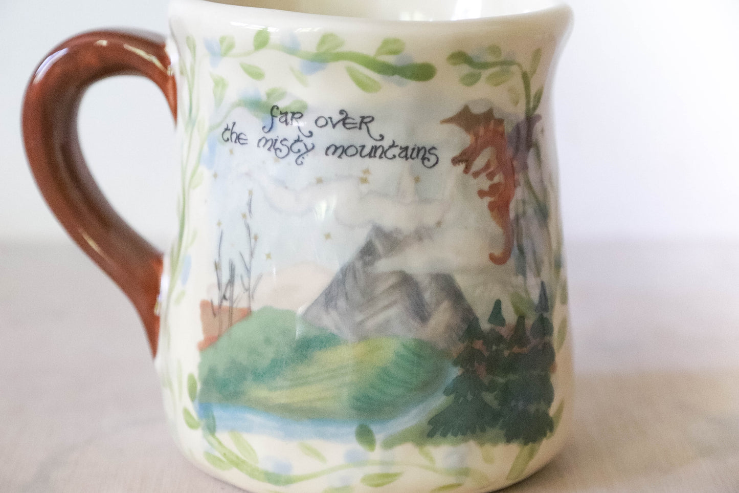 Misty Mountains Tulip Mug