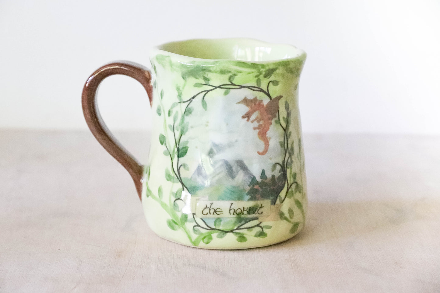 Green Hobbit Tulip Mug