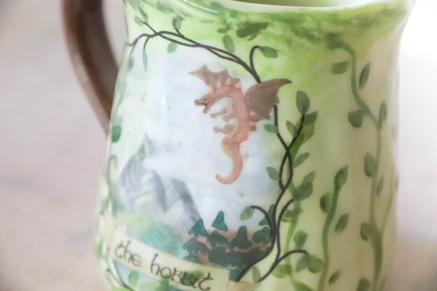 Green Hobbit Tulip Mug
