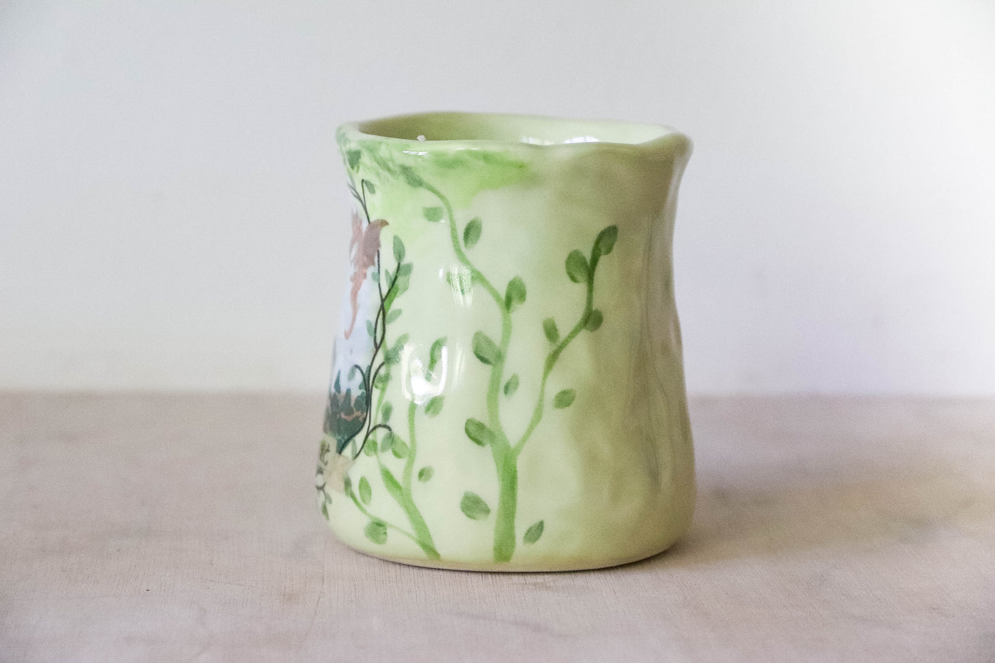 Green Hobbit Tulip Mug