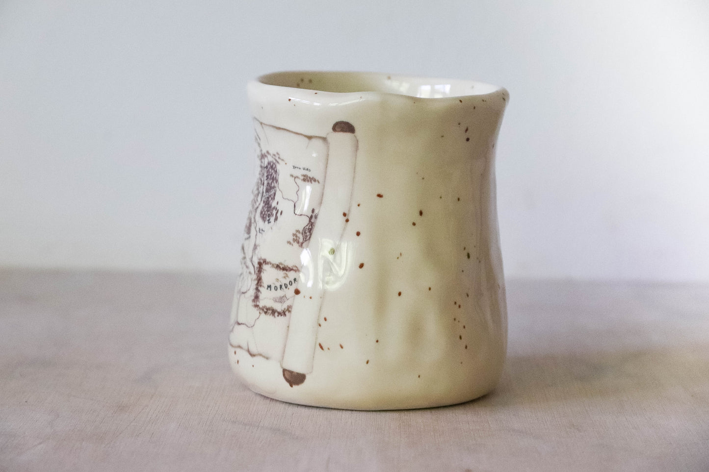 Map of Middle Earth Tulip Mug