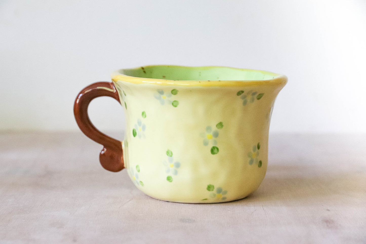 Peekaboo Green Hobbit House Mug
