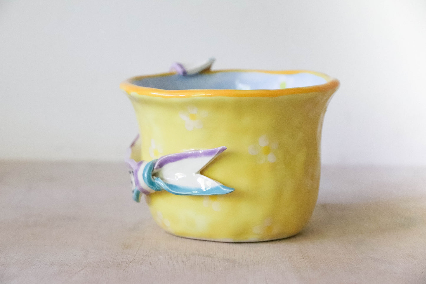 Yellow Daisy Suffragette Mug