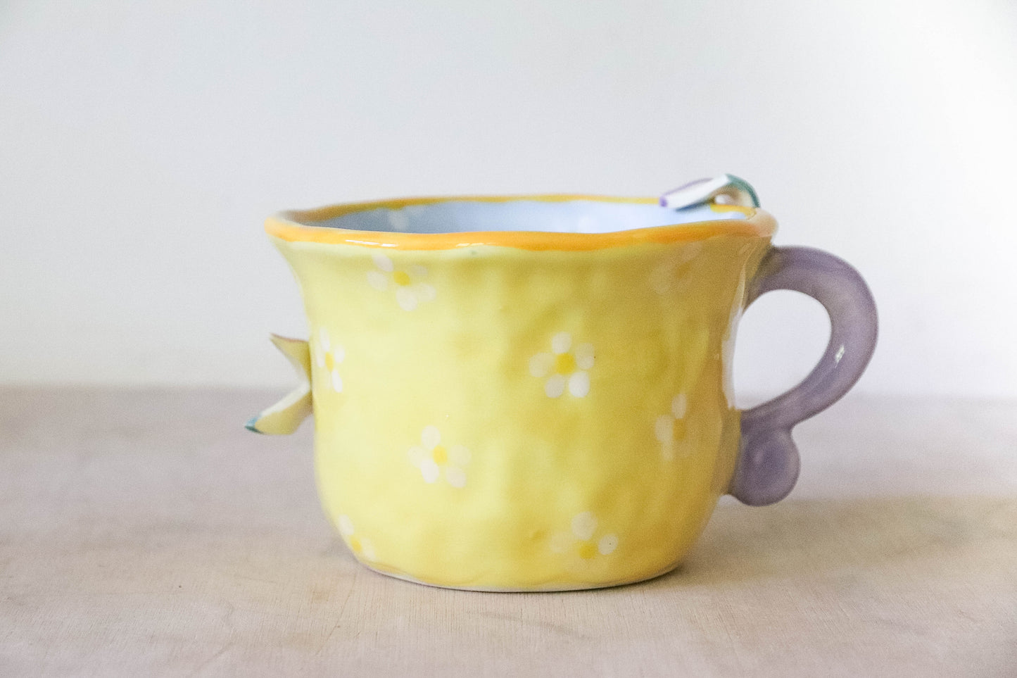 Yellow Daisy Suffragette Mug