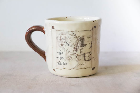 Middle Earth Map Small Mug