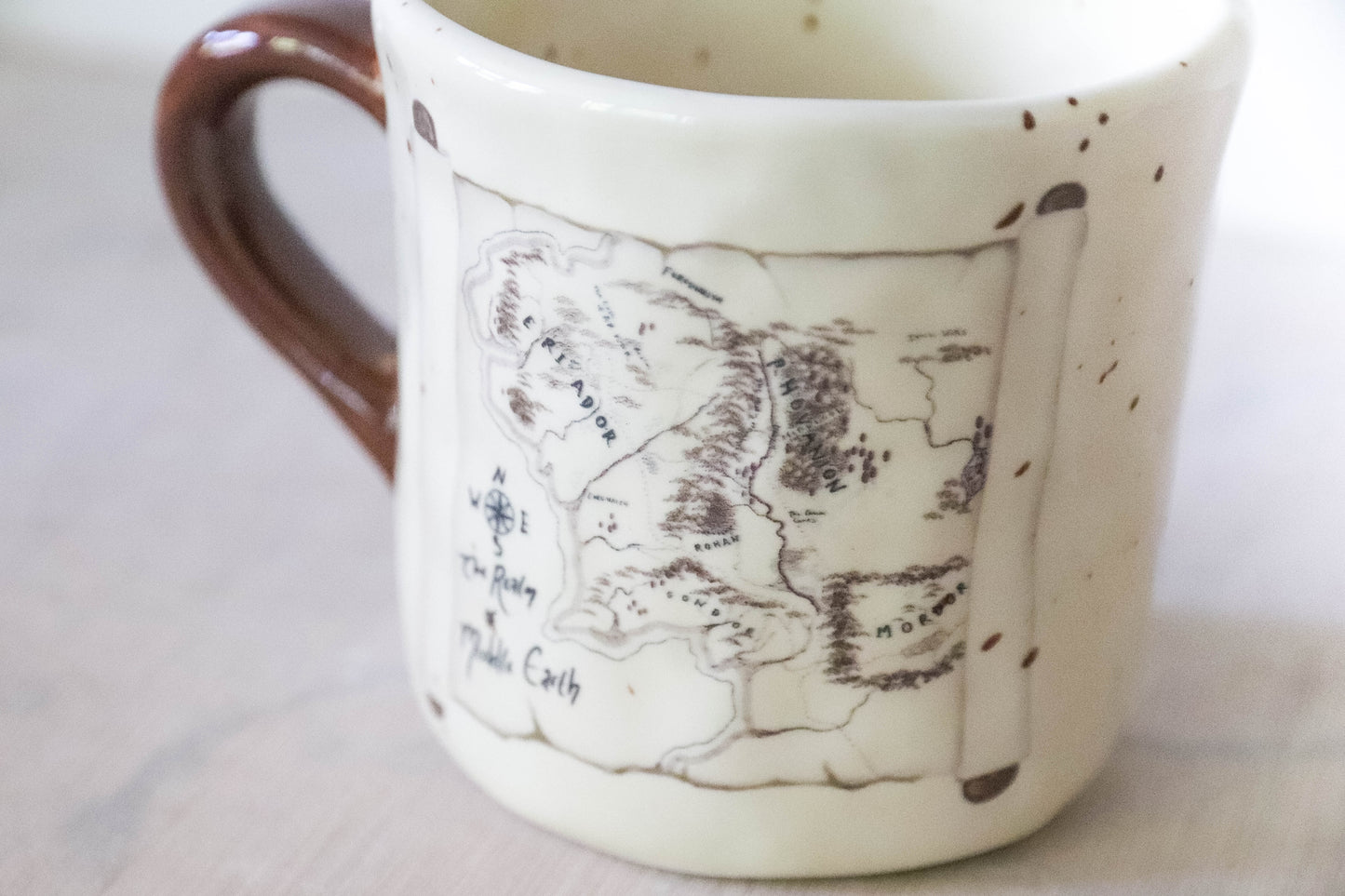 Middle Earth Map Small Mug