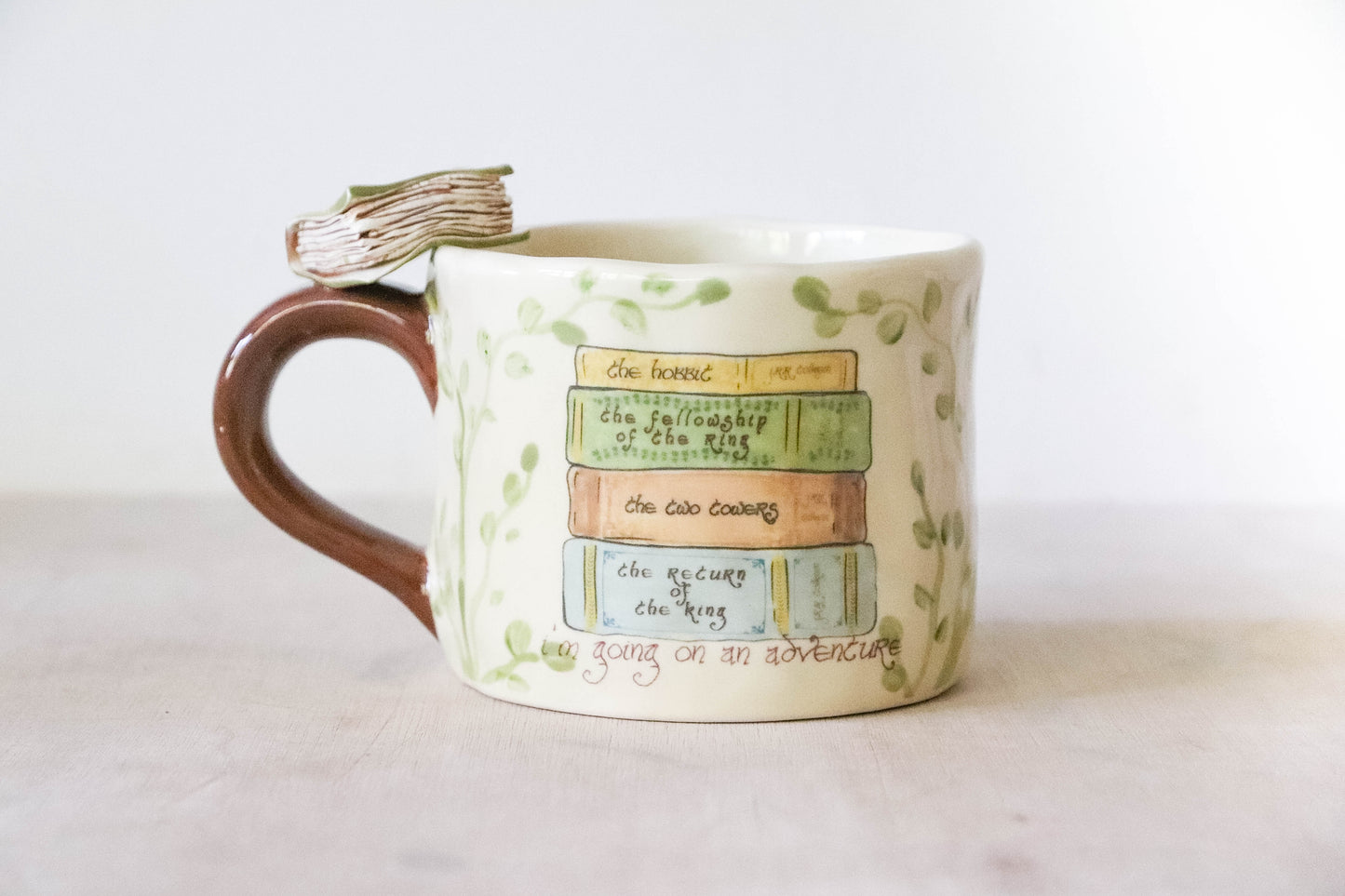 LOTR books Mug Large