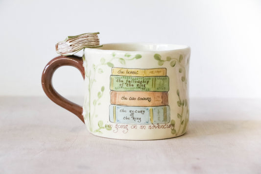 LOTR books Mug Large