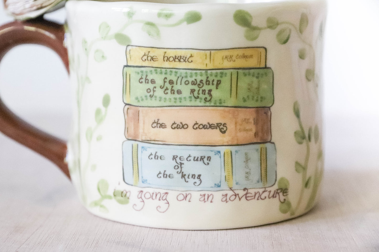 LOTR books Mug Large