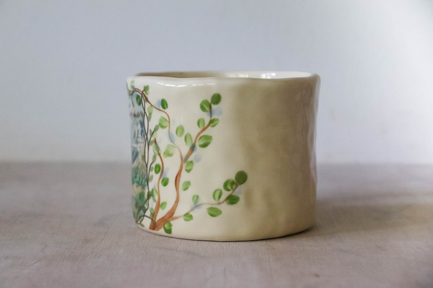 Home is Behind Vines Mug Large