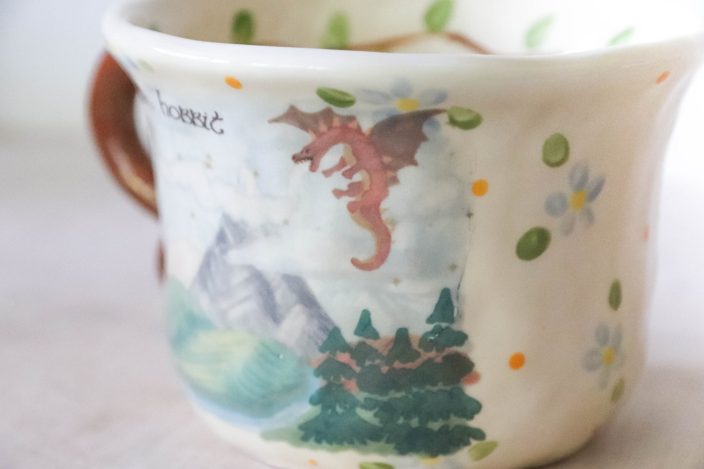 The Hobbit Daisy and Dots Mug
