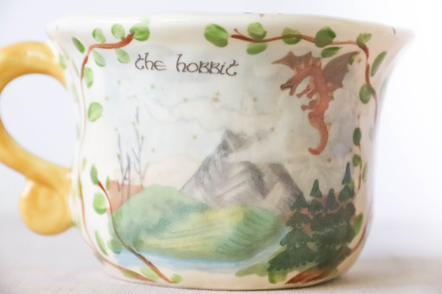 The Hobbit Yellow handle Mug