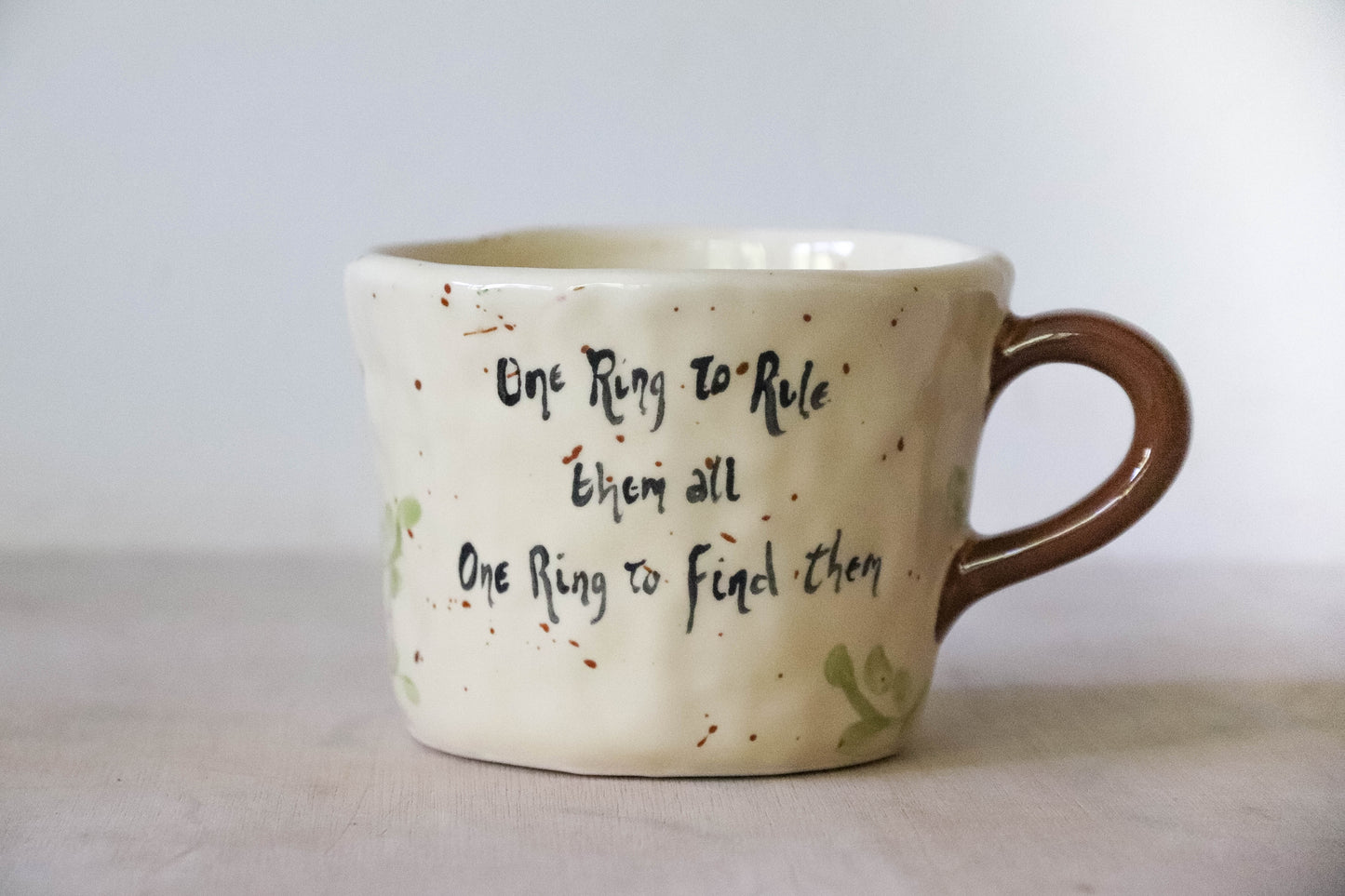 Lotr VInes One Ring Mug