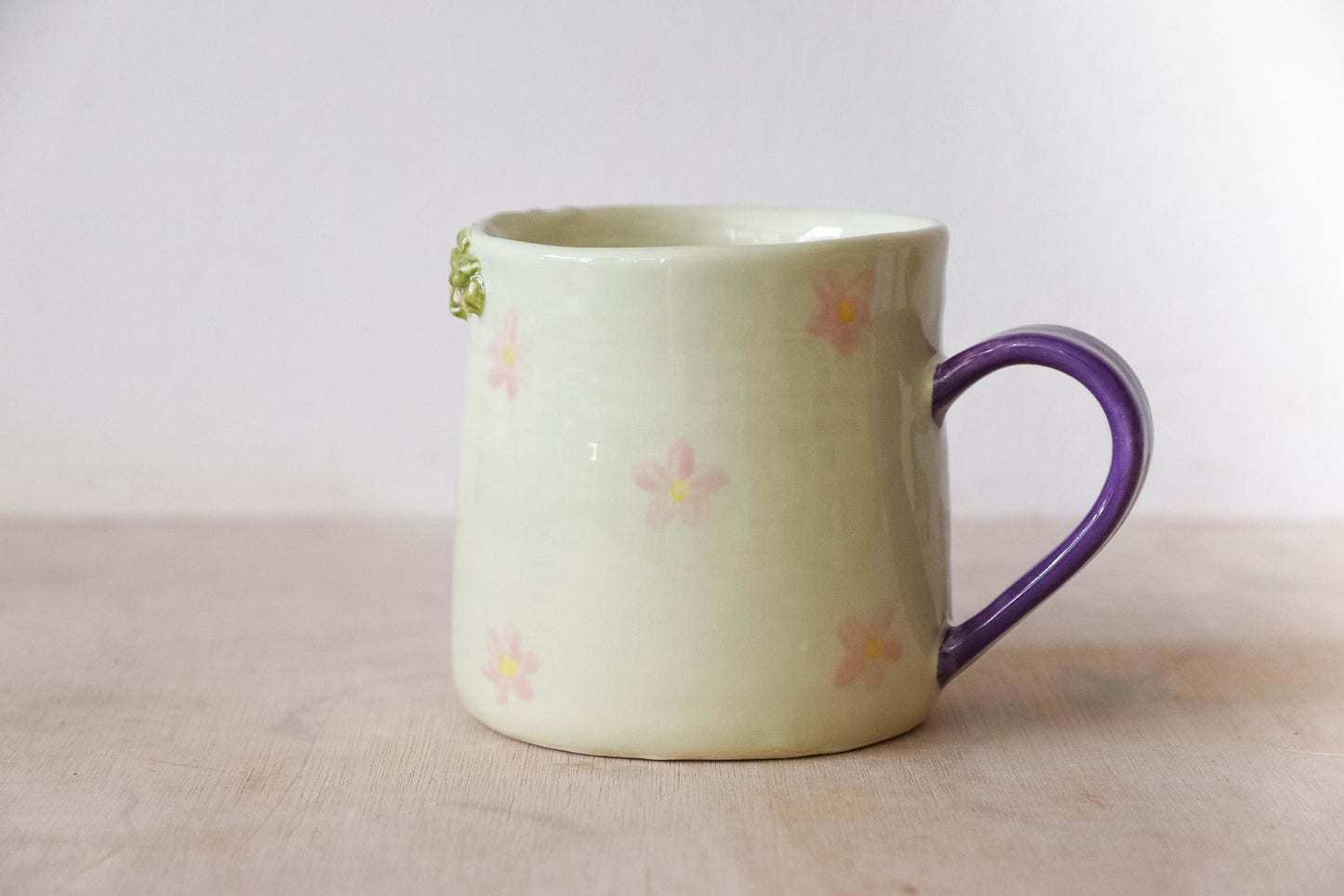 Floral Mushroom Fairy House Round Mug