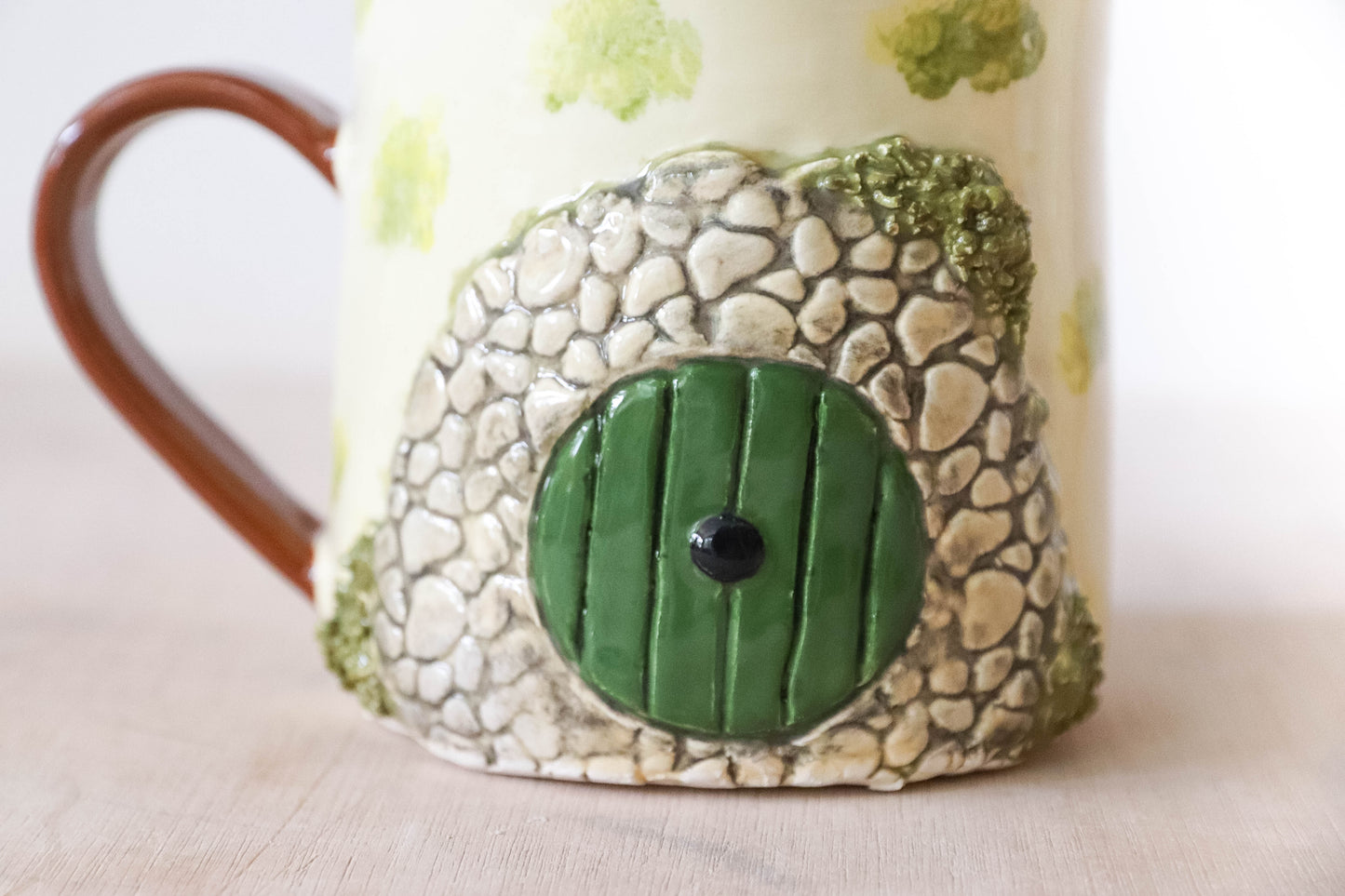 Stone Hobbit House Round Mug