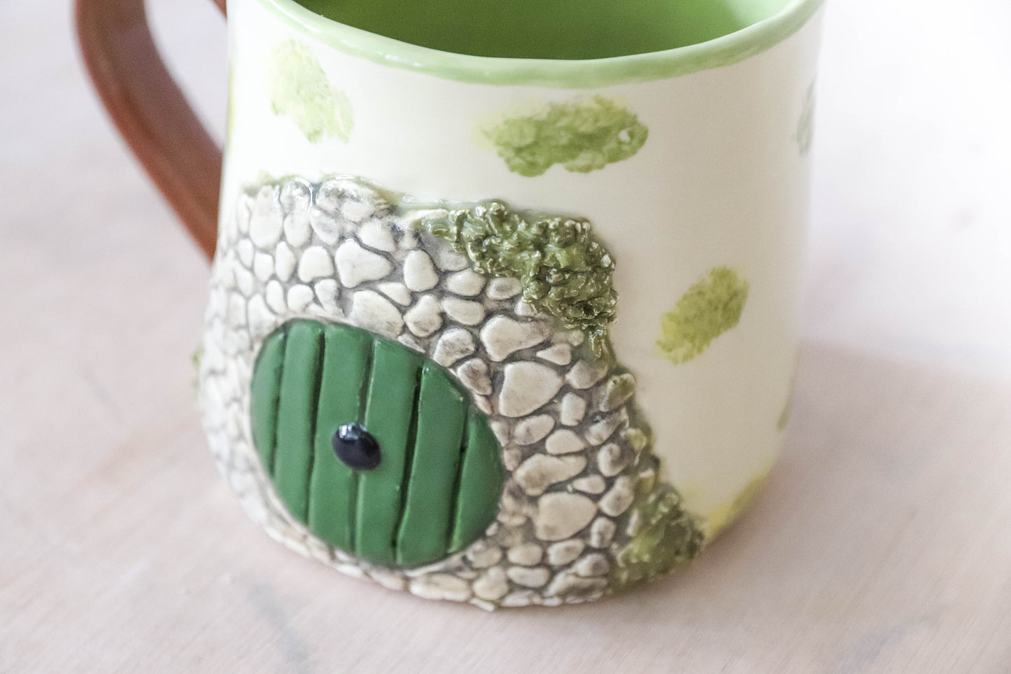 Stone Hobbit House Round Mug