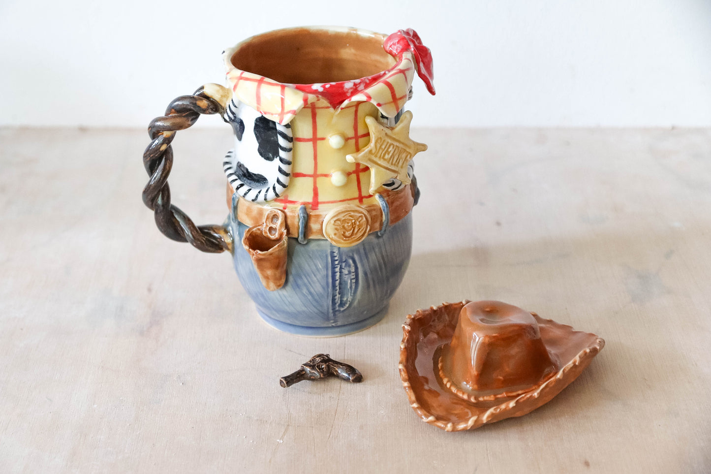 Woody Stoneware Mug