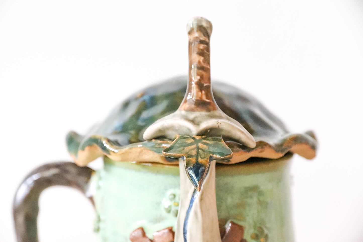 Floral Hobbit House Stoneware Mug
