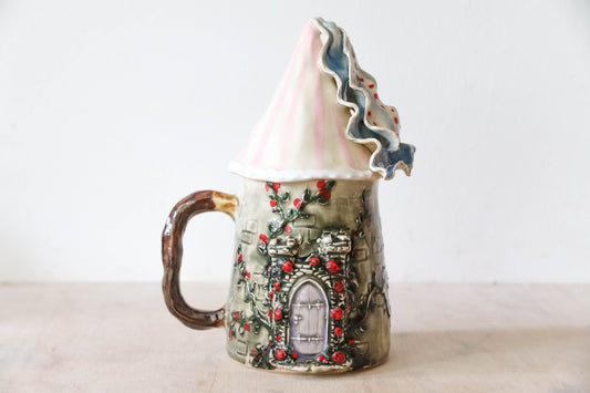 Medieval Castle Stoneware Mug