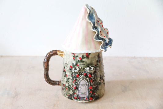 Medieval Castle Stoneware Mug