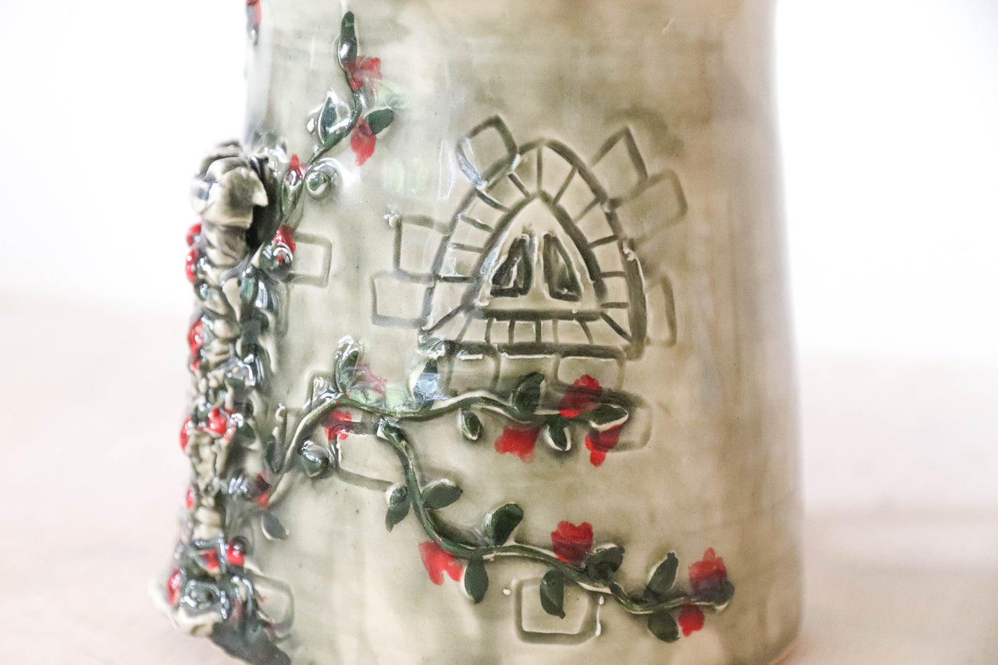 Medieval Castle Stoneware Mug