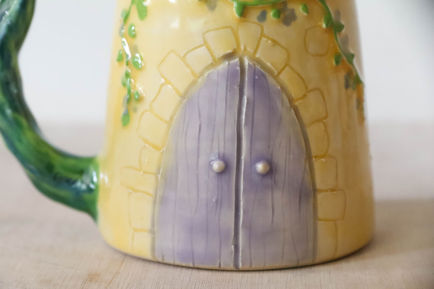Yellow Lilac Castle Stoneware Mug